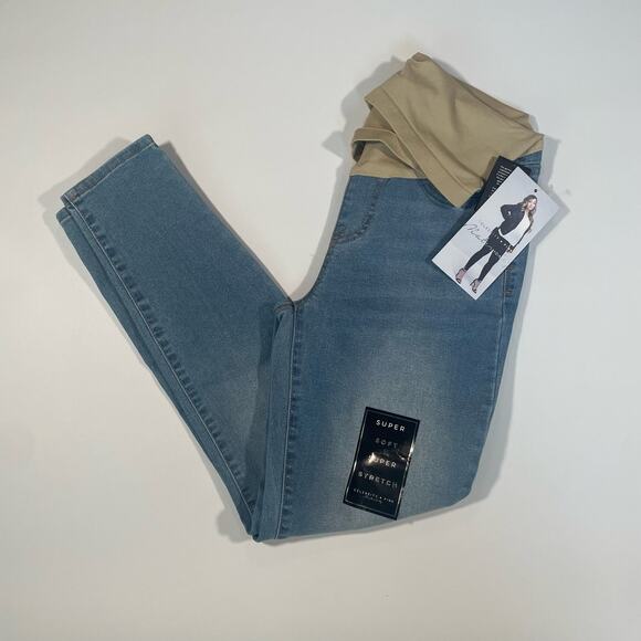 Celebrity Pink Maternity Jeans Small Skinny Ankle Mommy Chic Soft Stretch NWT - Picture 6 of 12